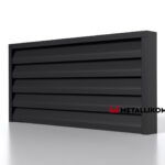 Ламели для забора жалюзи Luxe Л RAL 9005 – покрытие порошковое, толщина 0,45 мм в Пятигорске | фото 3
