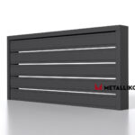 Планкен для забора 120 mm RAL 7024 – покрытие порошковое, толщина 0,45 мм в Пятигорске | фото 2