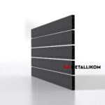 Планкен для забора 120 mm RAL 7024 – покрытие порошковое, толщина 0,45 мм в Пятигорске | фото 3
