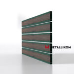 Планкен для забора Printec под дерево 120 mm RAL 6005 – покрытие полиэстер, толщина 0,45 мм в Пятигорске | фото 3