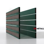 Планкен для забора Printec под дерево 120 mm RAL 6005 – покрытие полиэстер, толщина 0,45 мм в Пятигорске | фото 2
