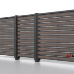 Планкен для забора Printec под дерево 120 mm RAL 9005 – покрытие полиэстер, толщина 0,45 мм в Пятигорске | фото 5